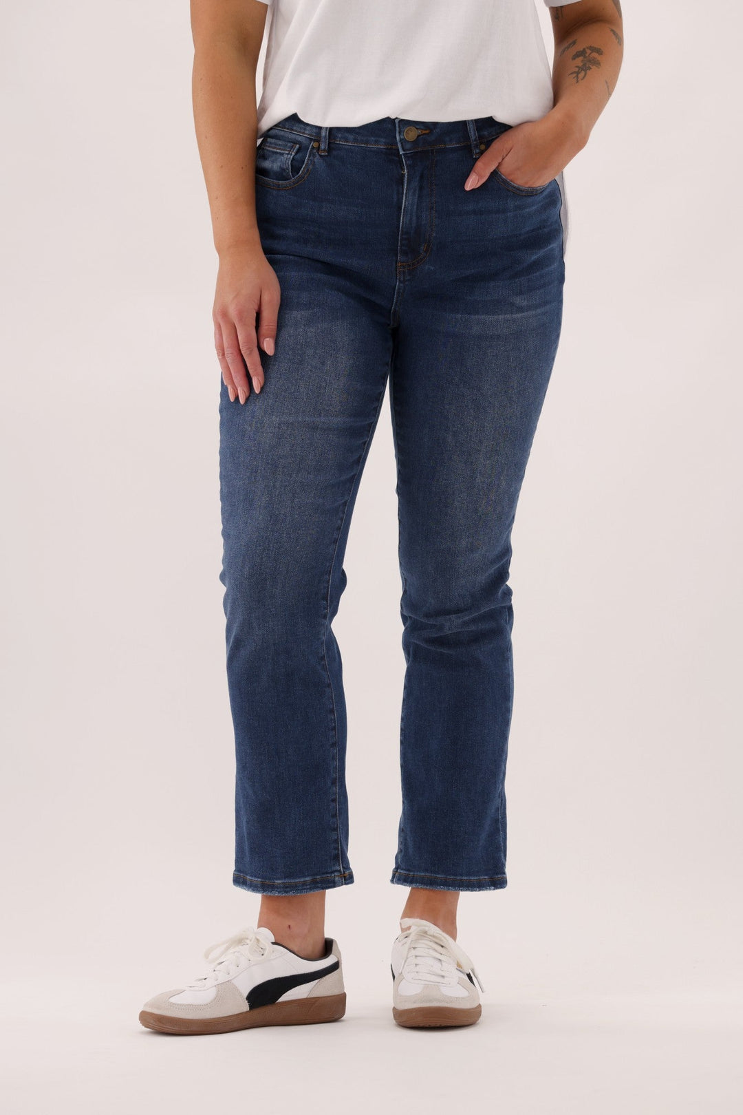 Label Bailey Straight Jean Heritage Indigo