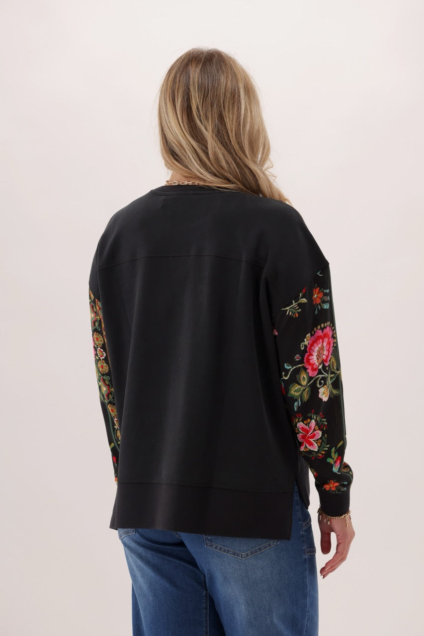 Label Bronco Crew Print