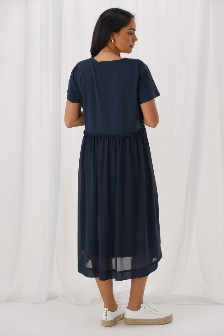 Shine On Label Cisco Empire Line Dress Midnight