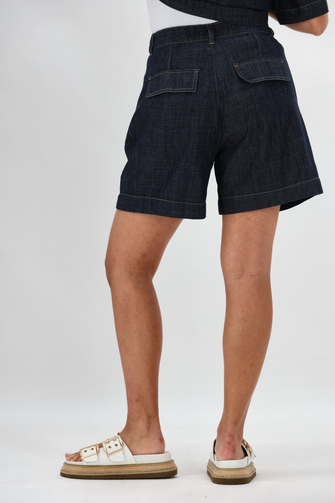 Label Cole Rinse Wash Resort Short Dark Indigo