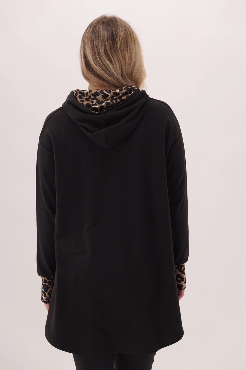 Label Discovery Hoodie Black