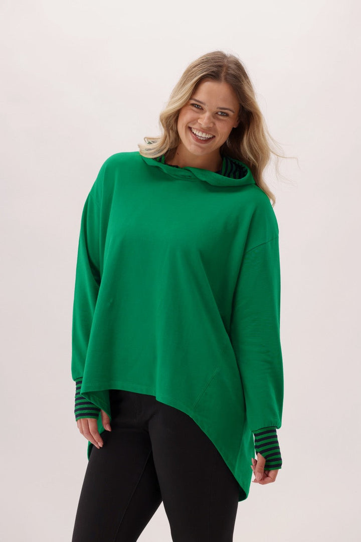 Label Discovery Hoodie Green