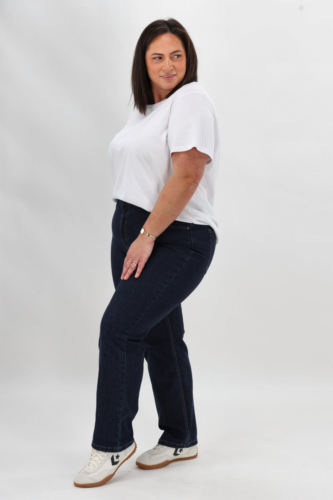 Label Jase Straight Jean Raw Indigo