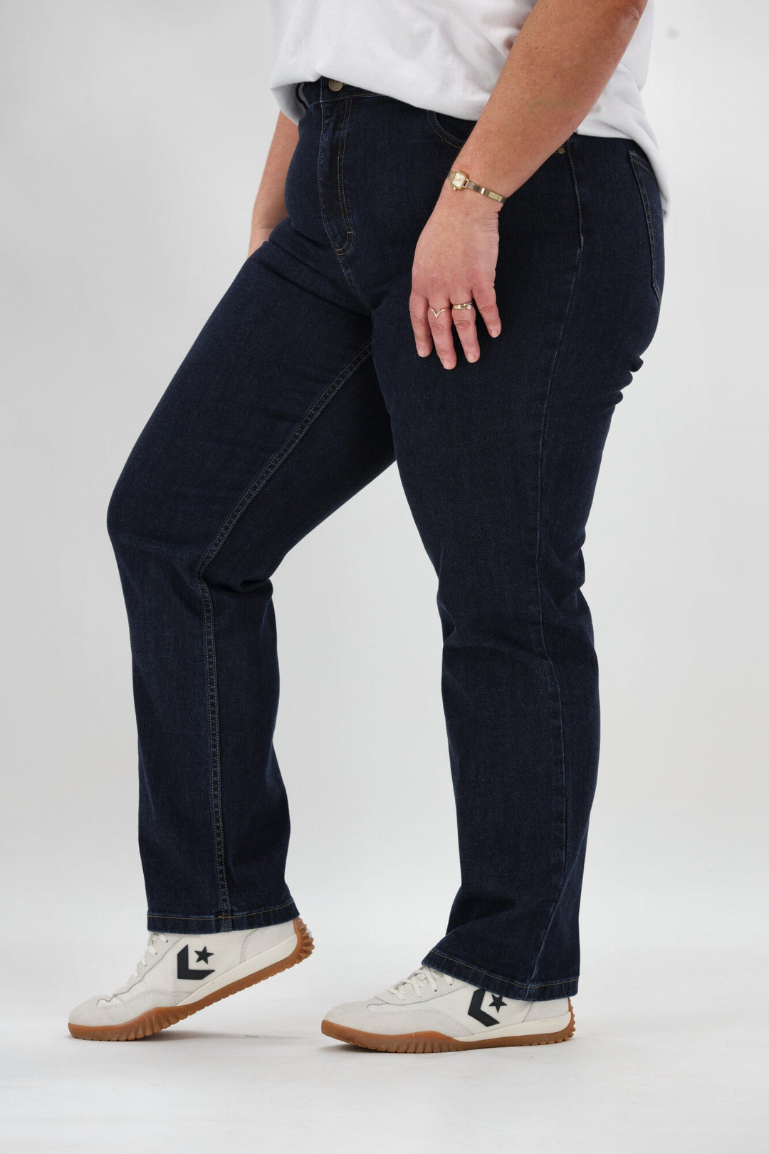 Label Jase Straight Jean Raw Indigo