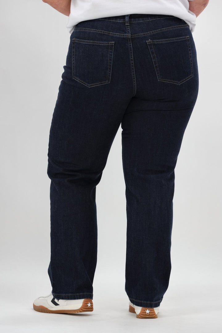 Label Jase Straight Jean Raw Indigo