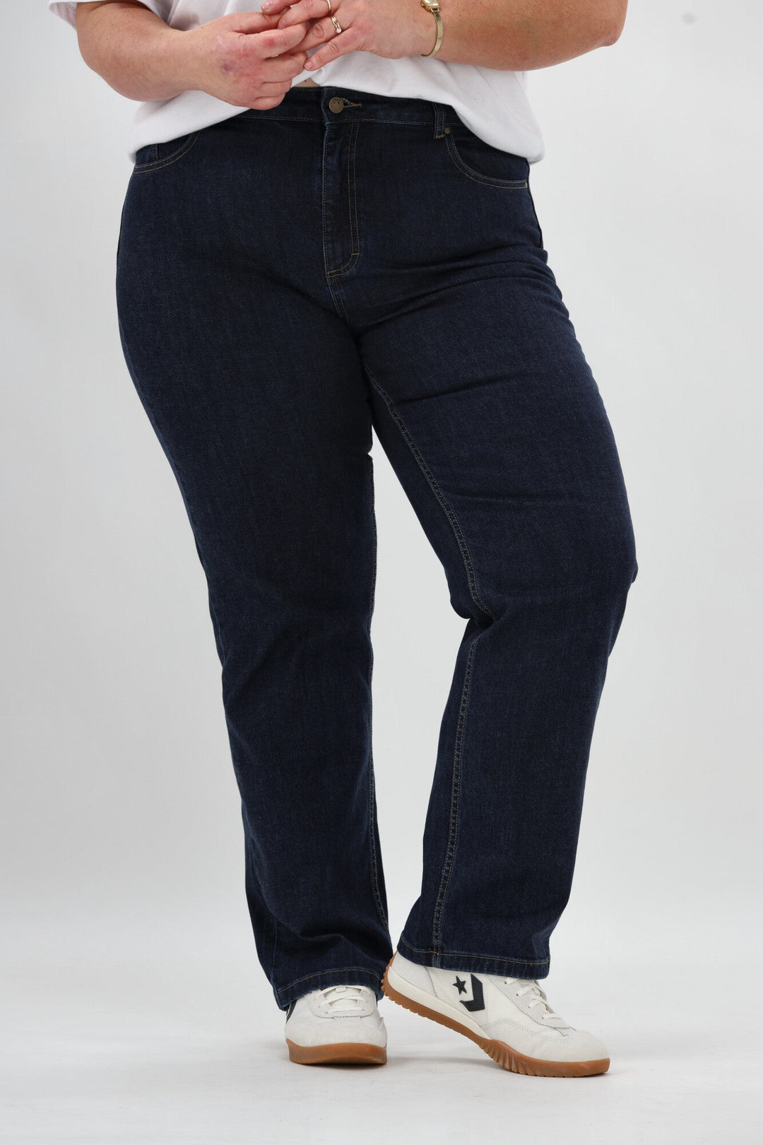 Label Jase Straight Jean Raw Indigo