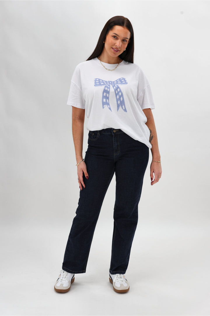 Label Jase Straight Jean Raw Indigo