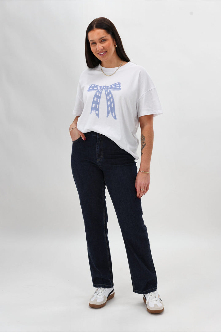 Label Jase Straight Jean Raw Indigo