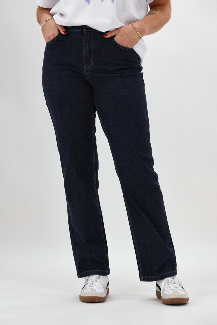 Label Jase Straight Jean Raw Indigo