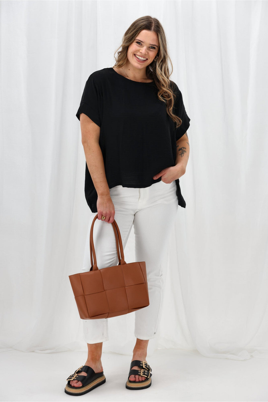 Label Kensington Top Black