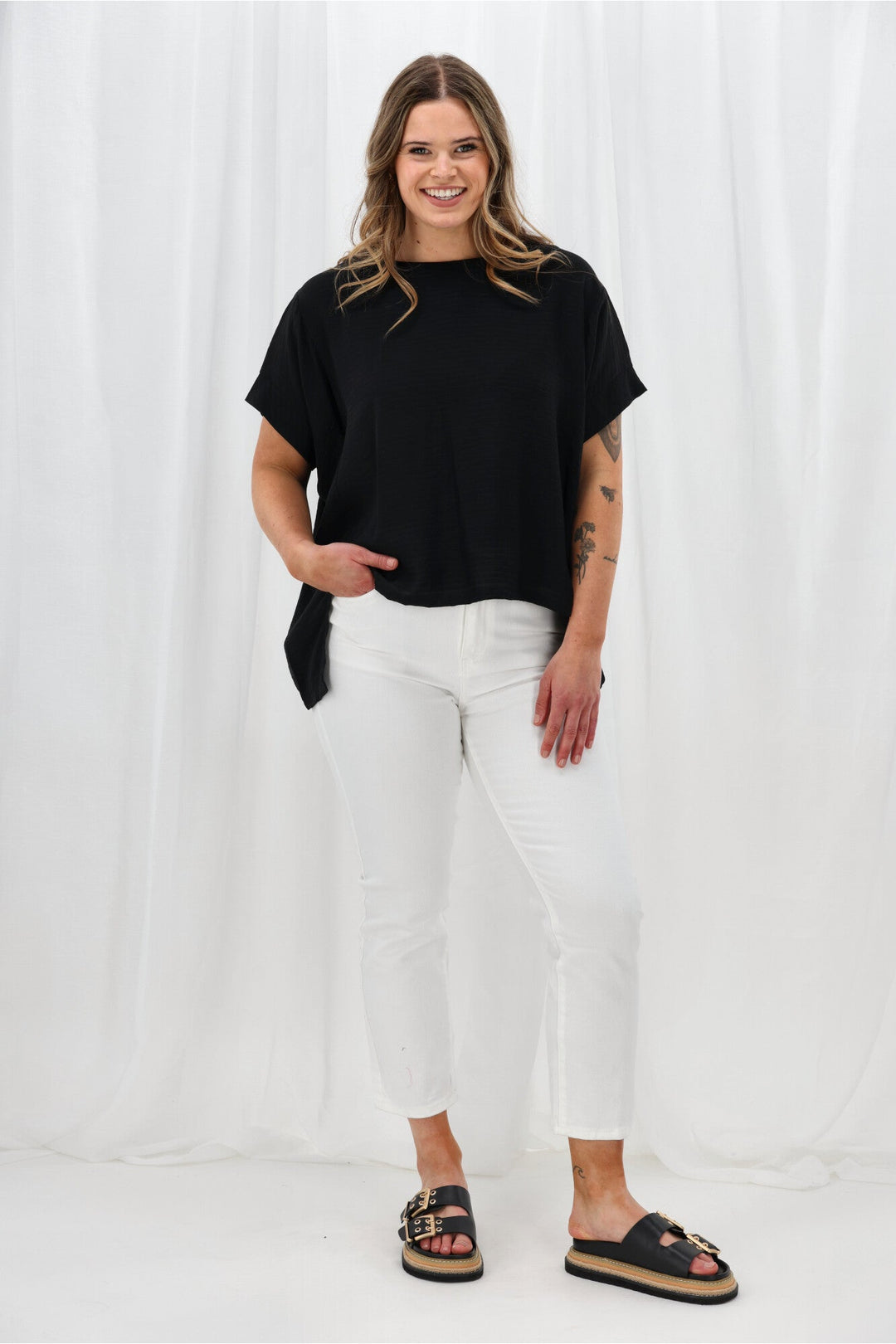 Label Kensington Top Black