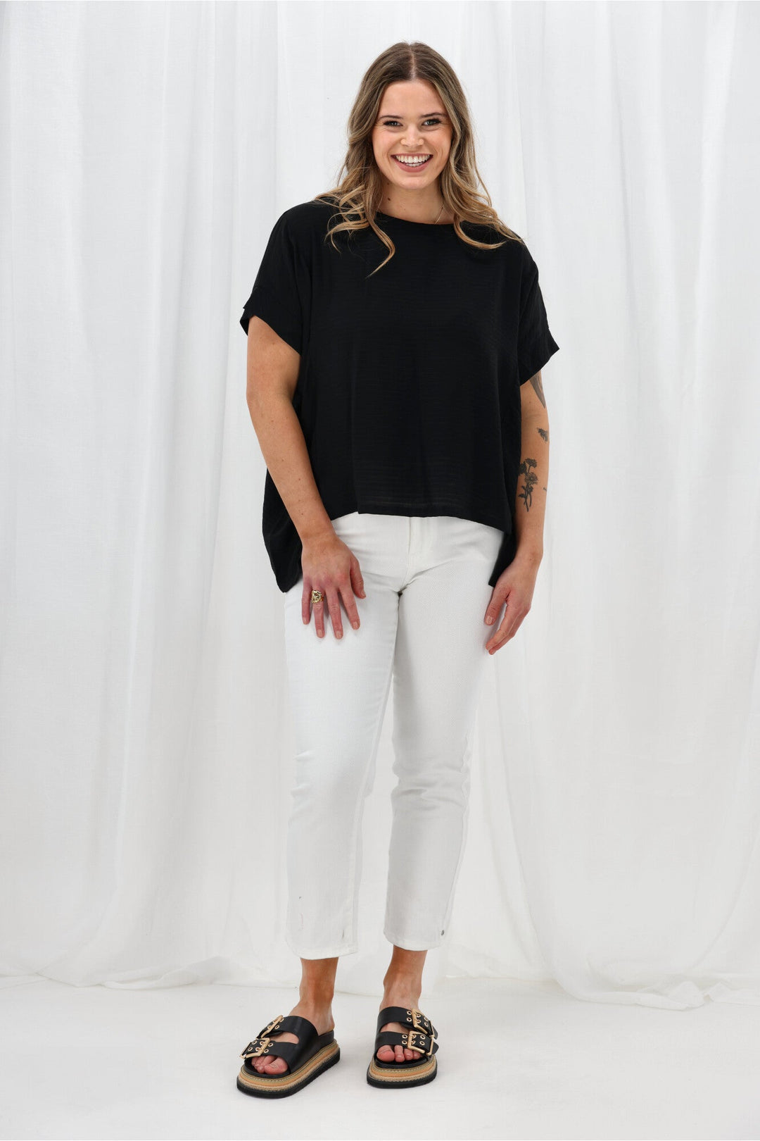 Label Kensington Top Black