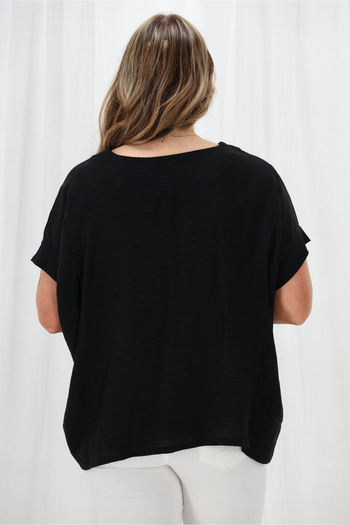 Label Kensington Top Black