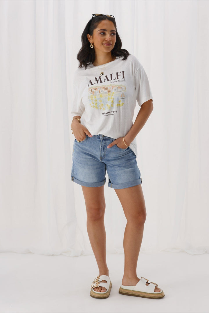 Label Luke Denim Shorts Blue