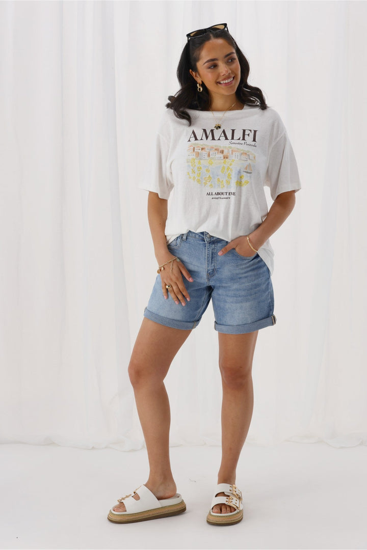Label Luke Denim Shorts Blue