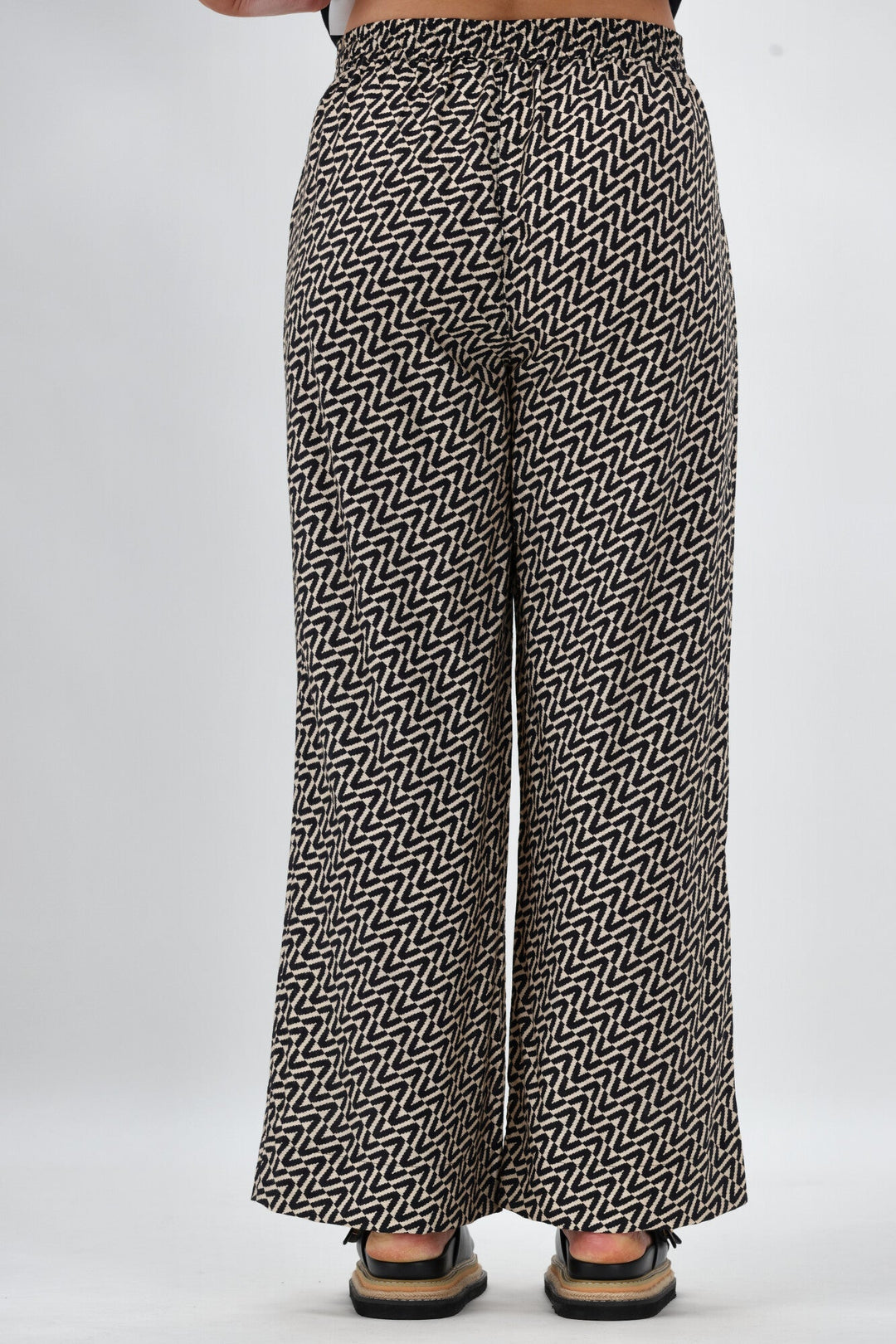 Label Margot Pant Black Natural Geo