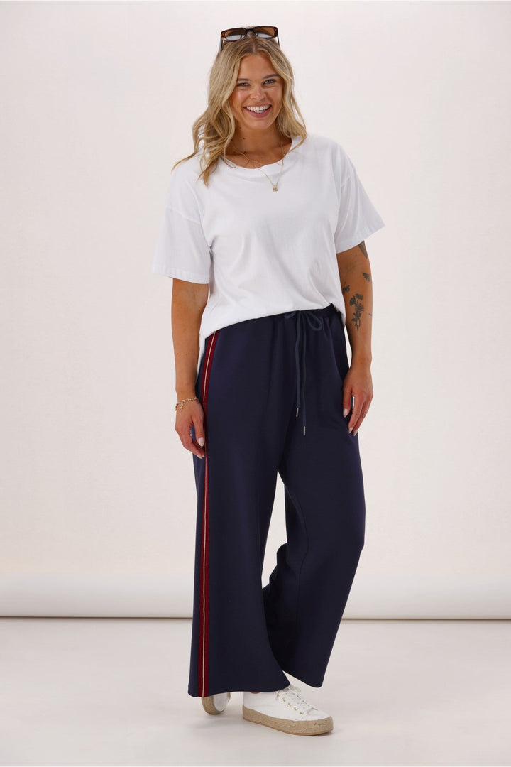 Label Mercedes Track Pant Navy
