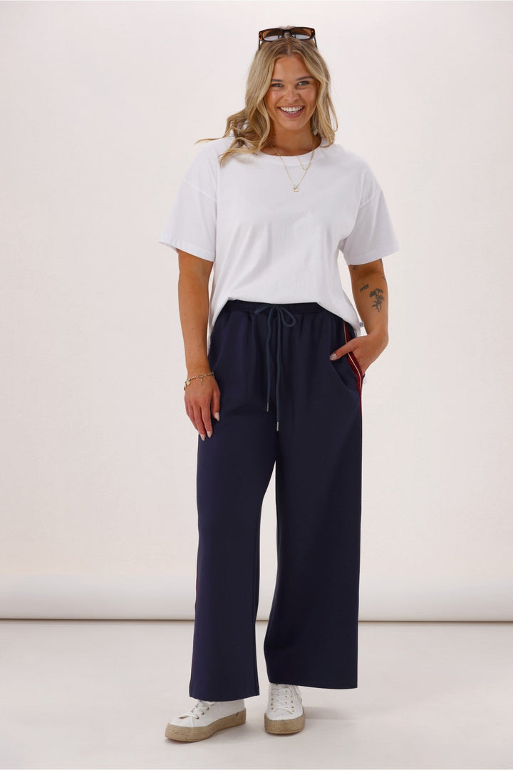 Label Mercedes Track Pant Navy