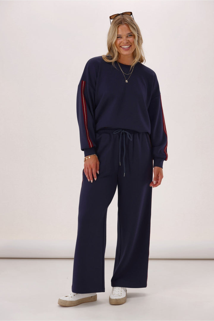 Label Mercedes Track Pant Navy