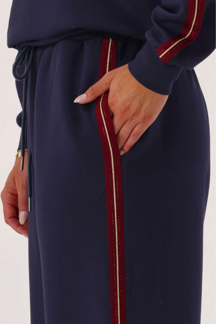 Label Mercedes Track Pant Navy