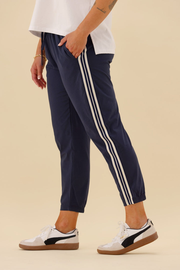 Label Otto Side Stripe Jogger Midnight