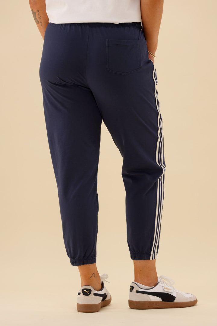Label Otto Side Stripe Jogger Midnight