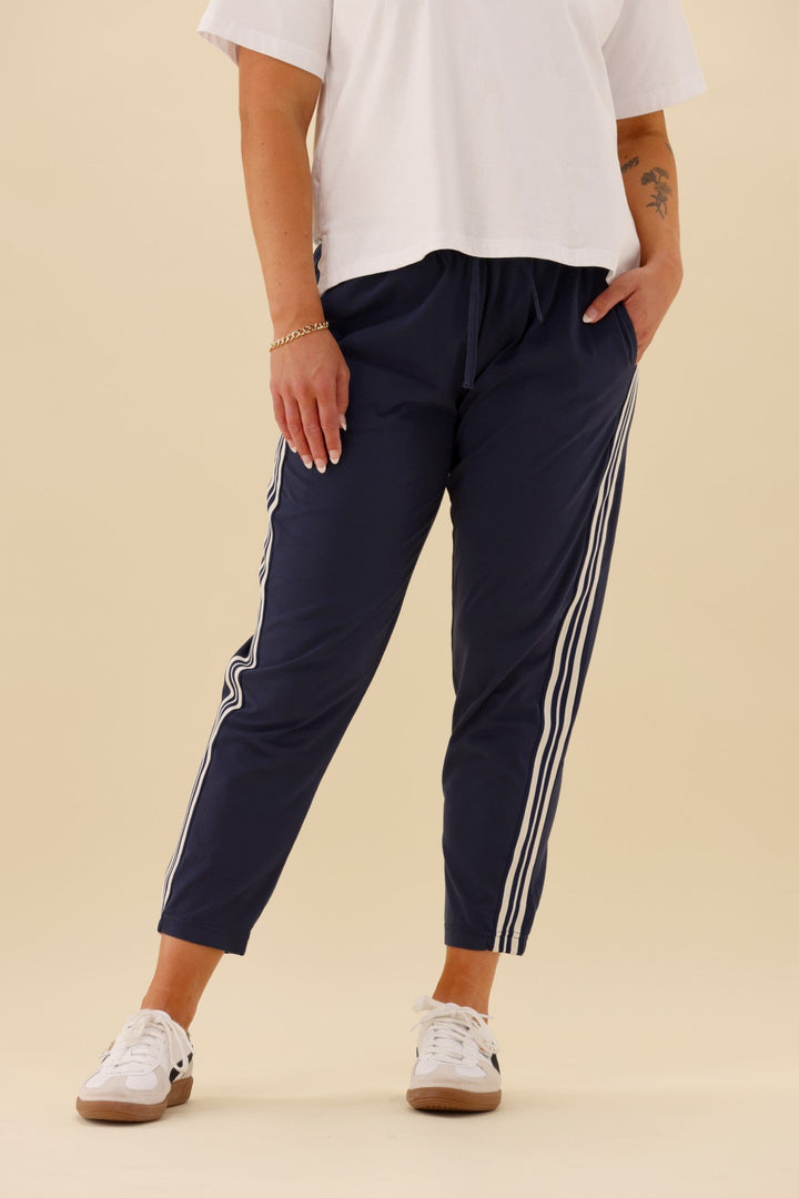 Label Otto Side Stripe Jogger Midnight