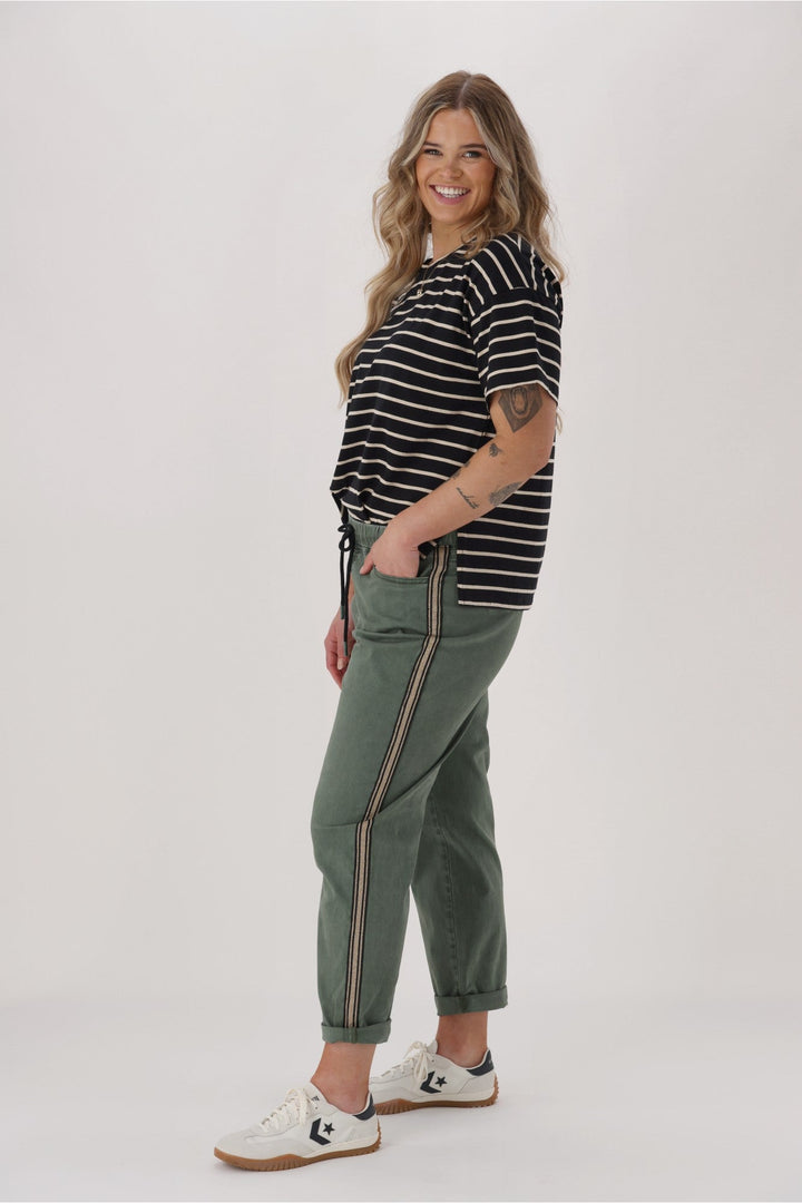 Label Raglan Jogger Khaki