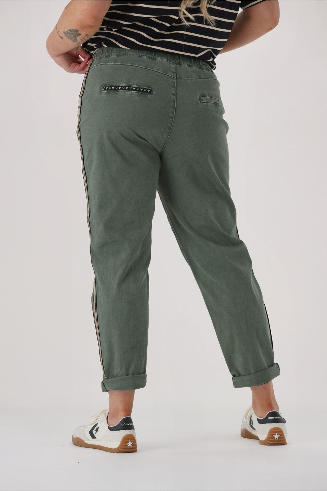 Label Raglan Jogger Khaki