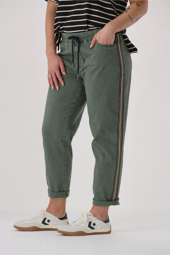 Label Raglan Jogger Khaki
