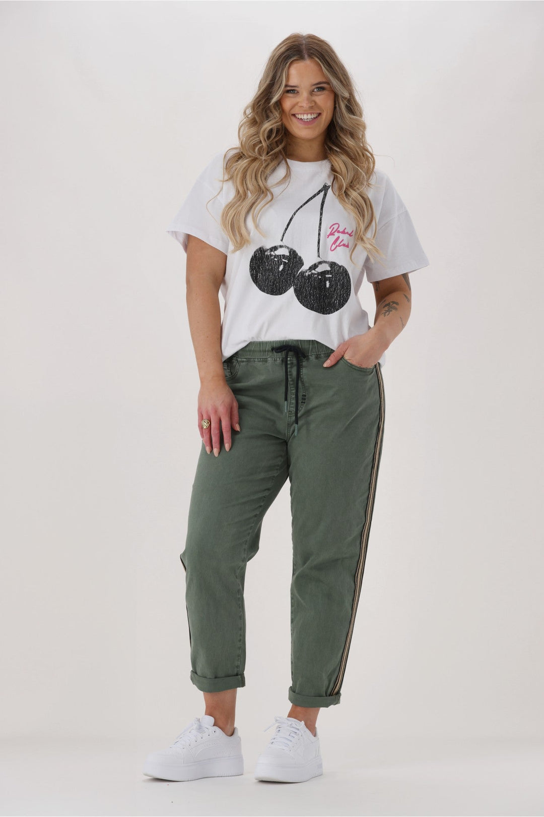 Label Raglan Jogger Khaki
