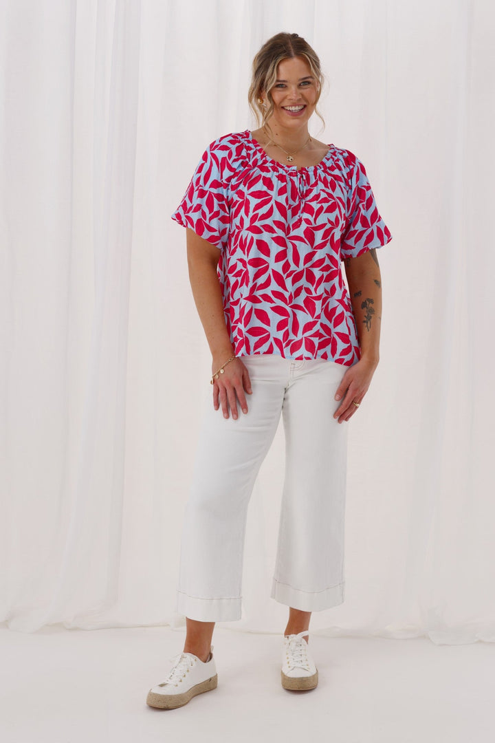 Label Reverie Top Print