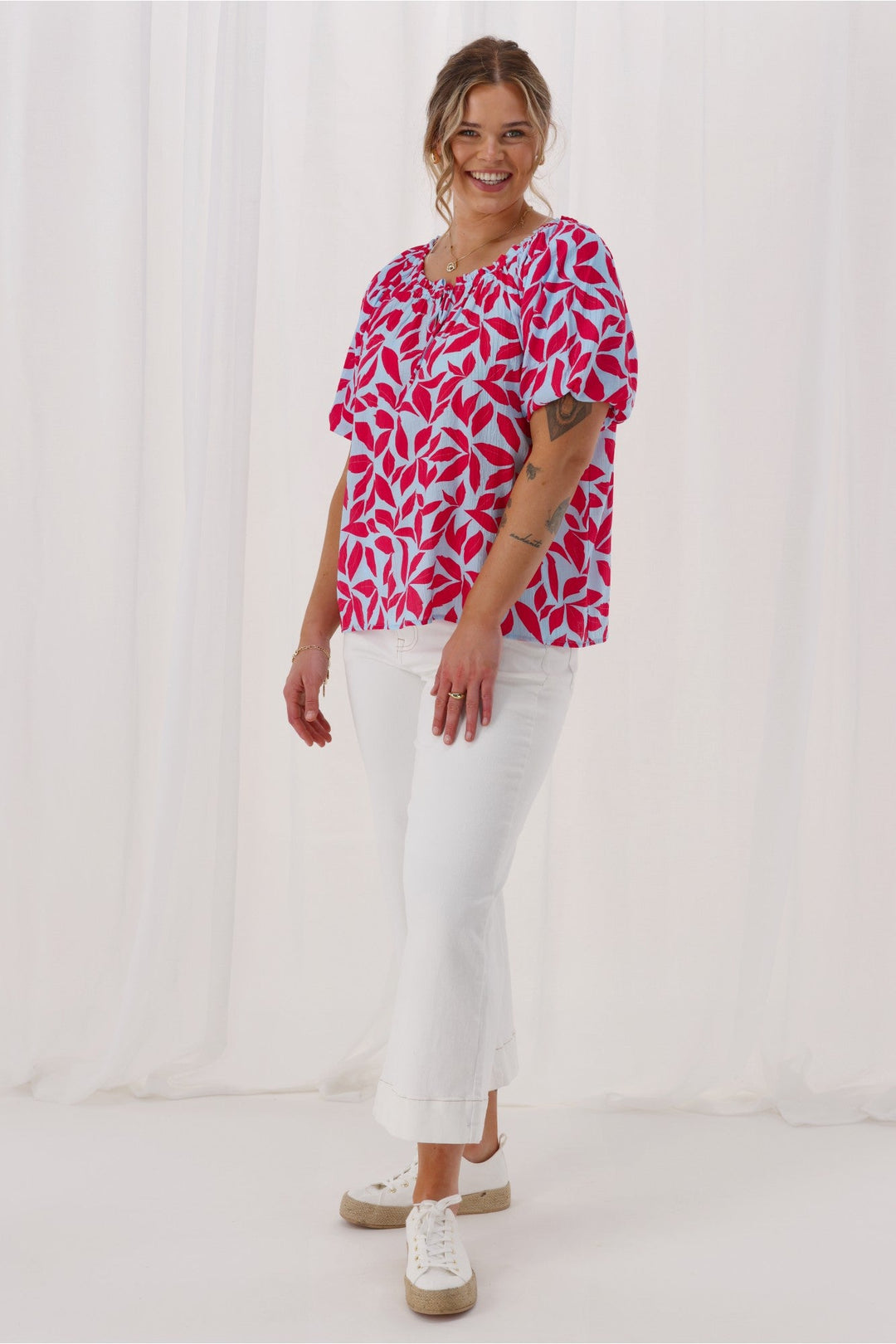 Label Reverie Top Print