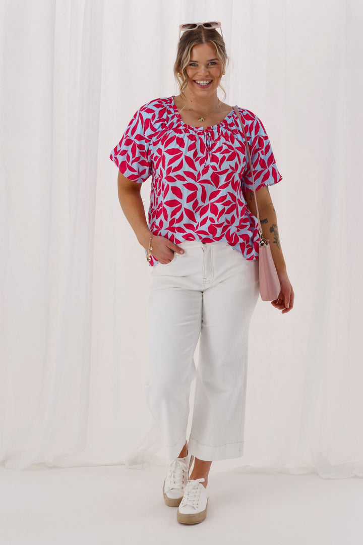 Label Reverie Top Print