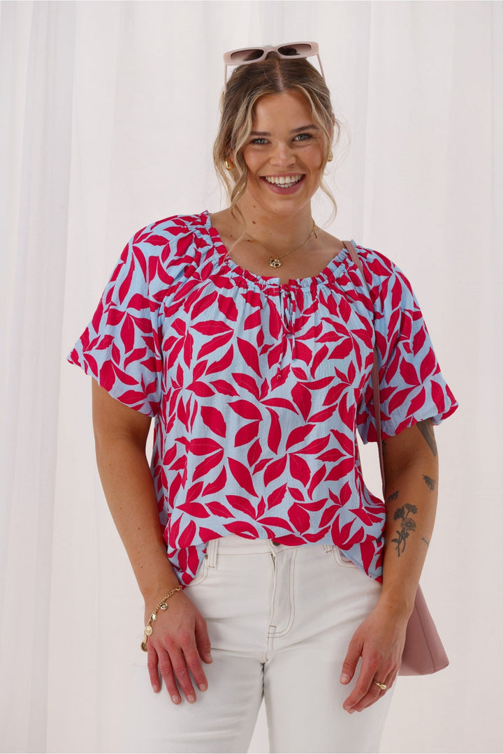 Label Reverie Top Print