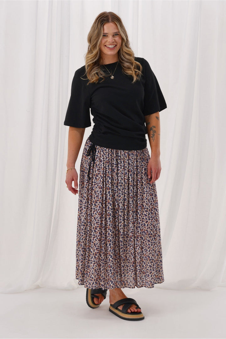 Label Sangali Maxi Skirt Animal Print