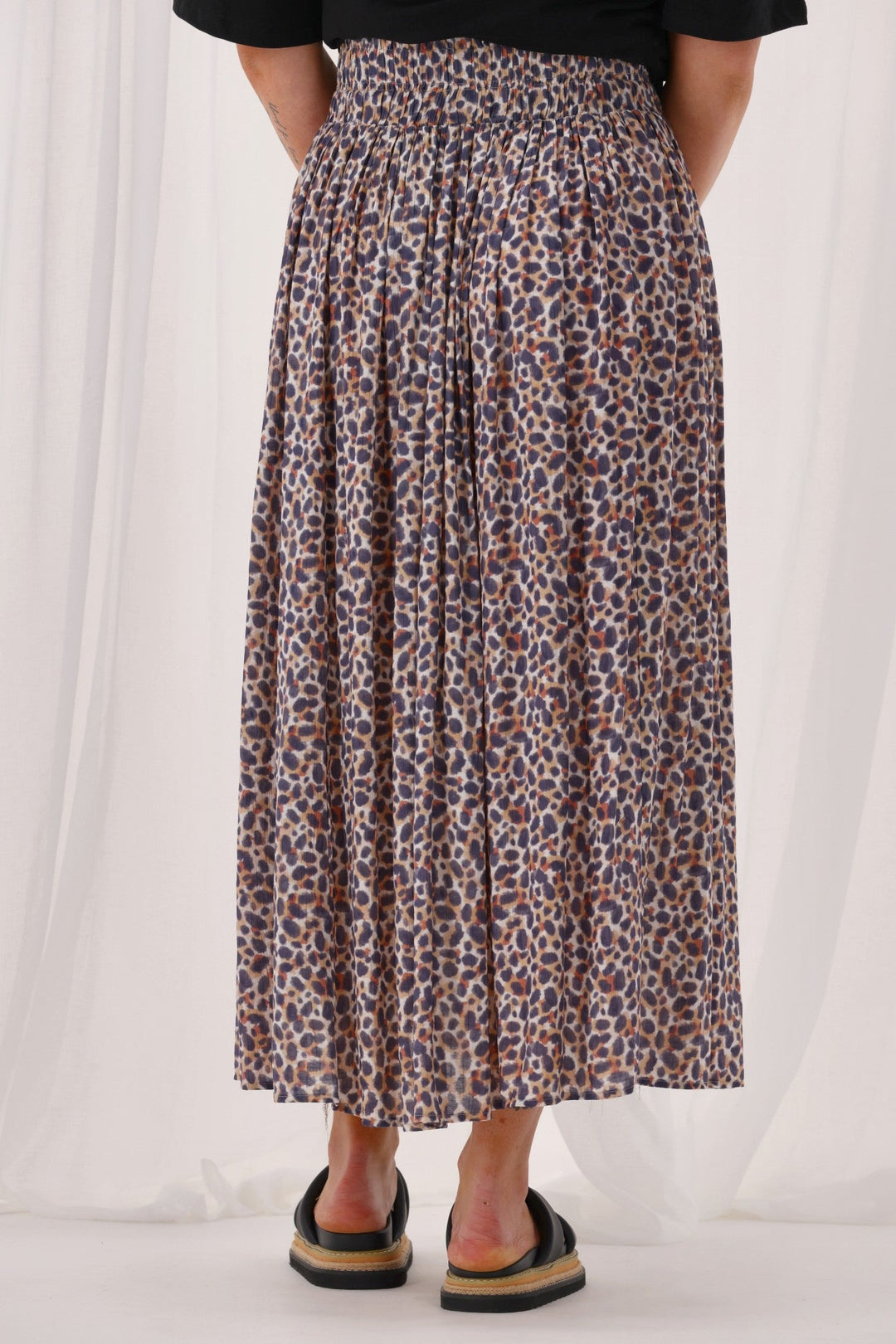 Label Sangali Maxi Skirt Animal Print
