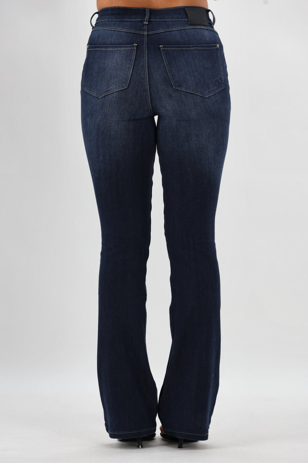 Label Sculpt Bootleg Jeans Full Length Super Dark Indigo V2