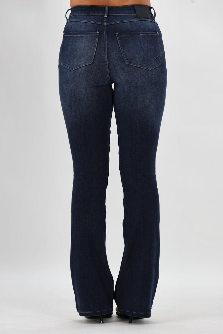 Label Sculpt Bootleg Jeans Full Length Super Dark Indigo V2