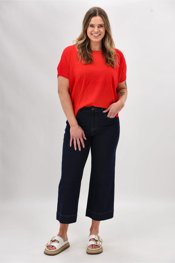 Label Seb Knit Sweater Coral Red