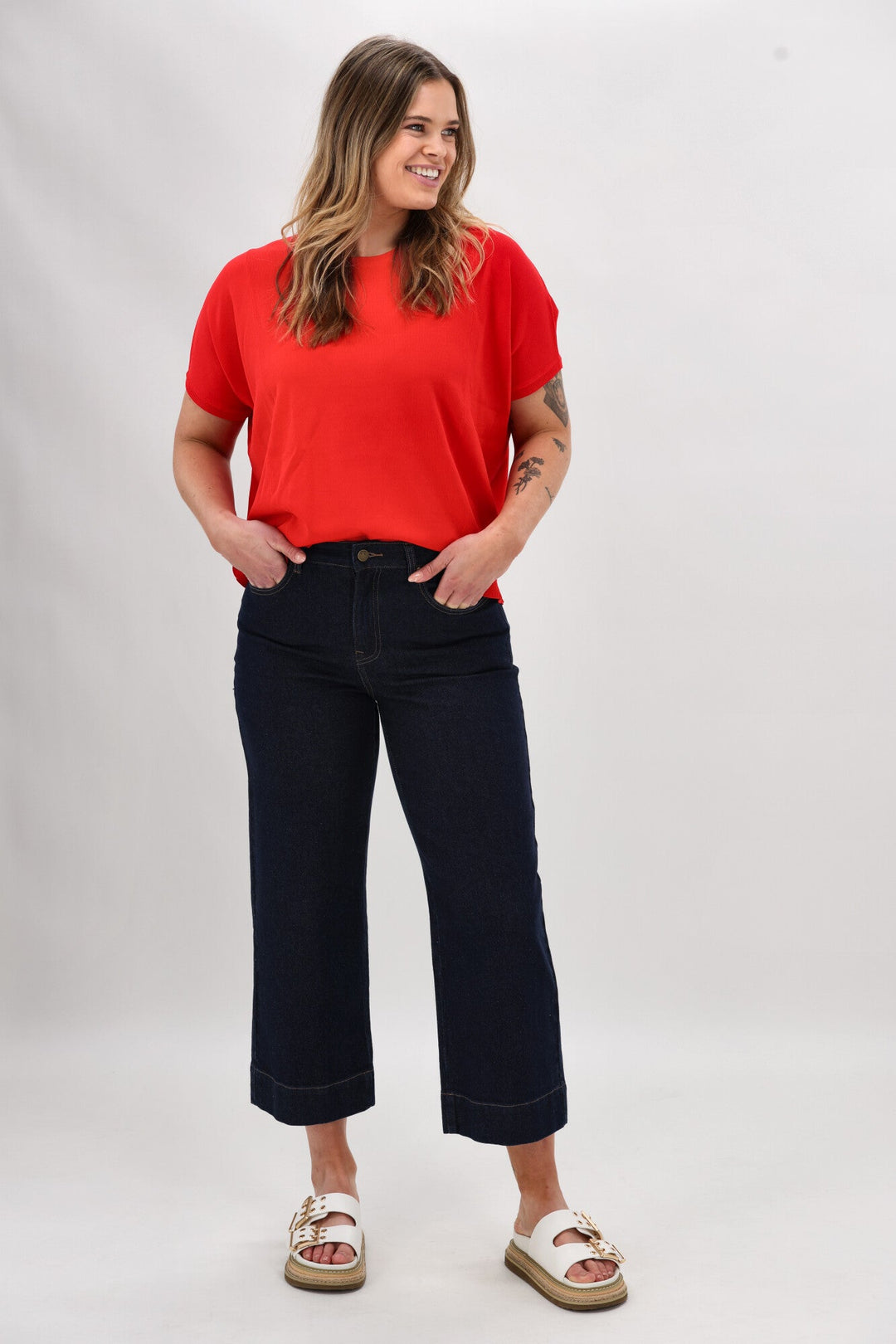 Label Seb Knit Sweater Coral Red