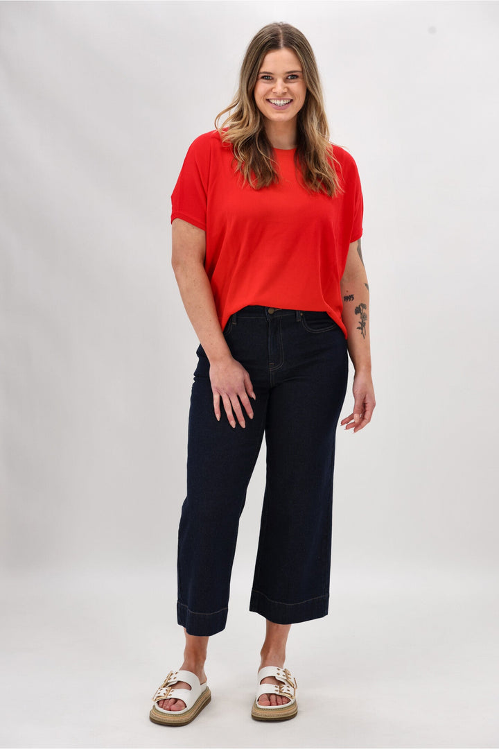 Label Seb Knit Sweater Coral Red