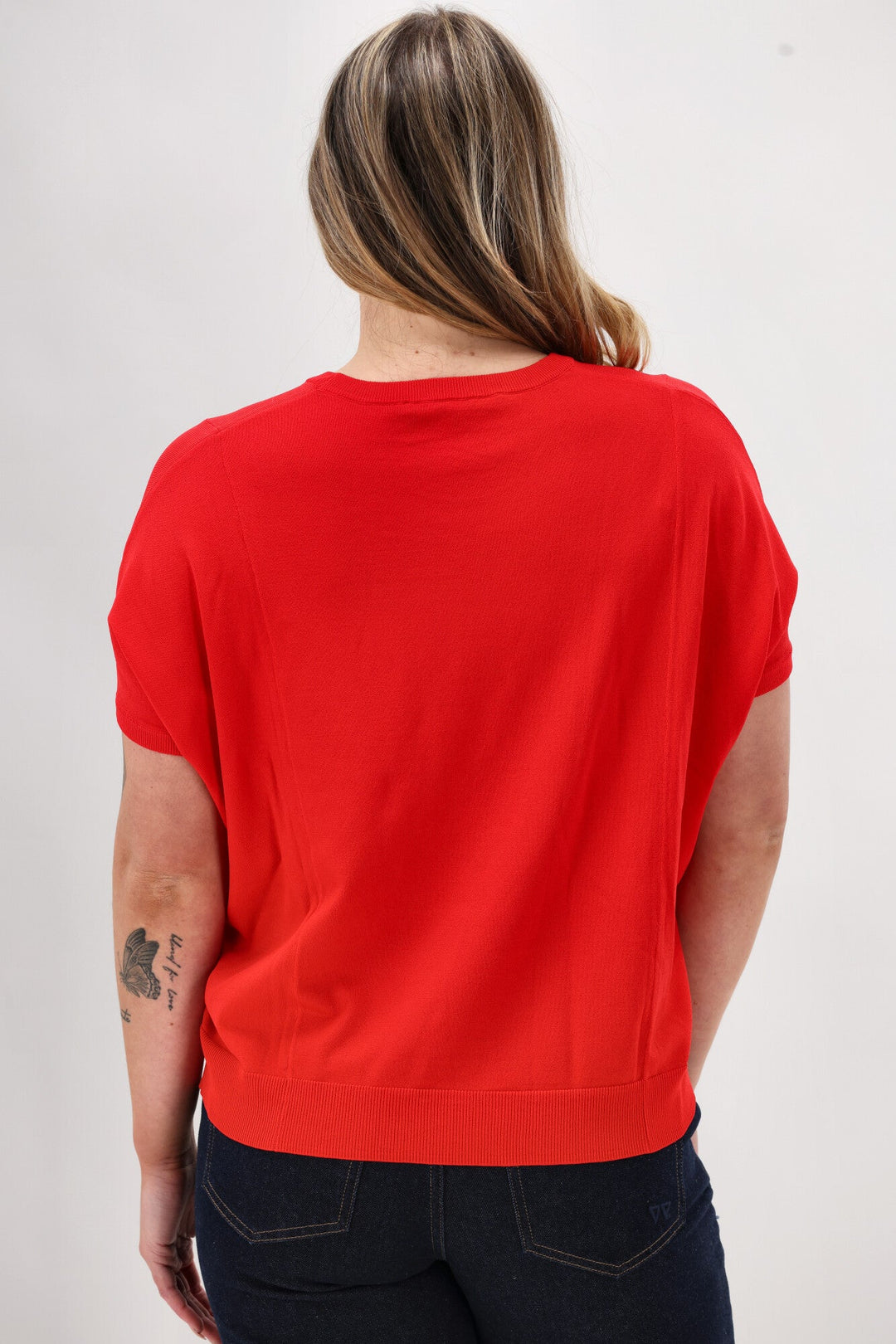 Label Seb Knit Sweater Coral Red