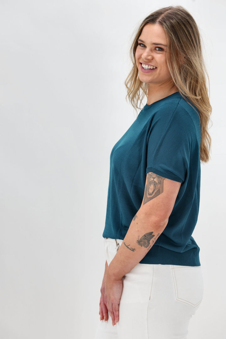 Label Seb Knit Sweater Teal