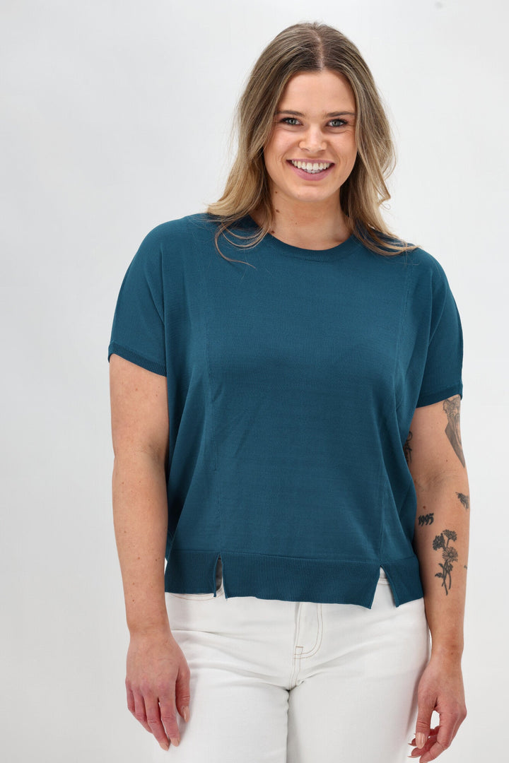 Label Seb Knit Sweater Teal
