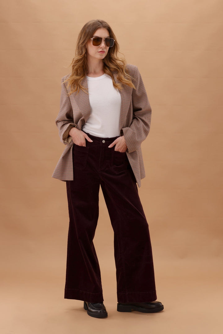Label Sloan Corduroy Patch Pocket Jean Berry