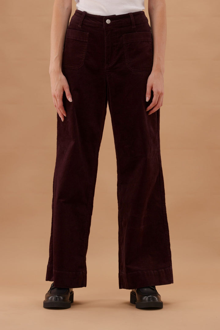 Label Sloan Corduroy Patch Pocket Jean Berry