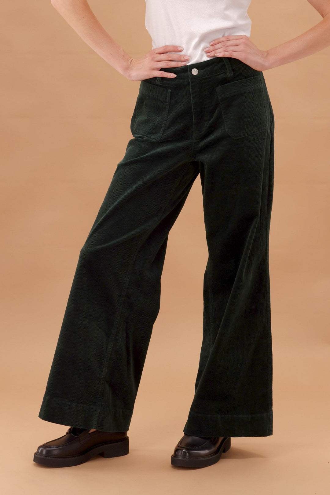 Label Sloan Corduroy Patch Pocket Jean Forest