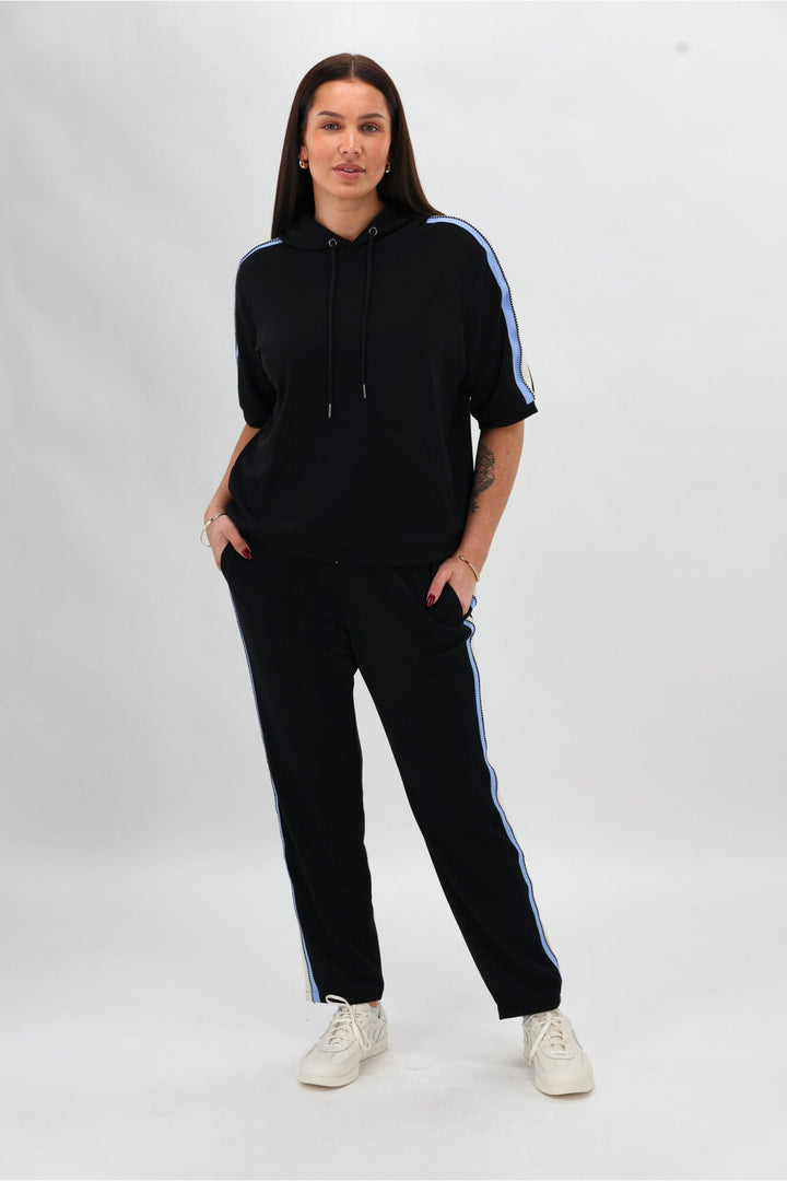 Label Sutton Track Pants Black