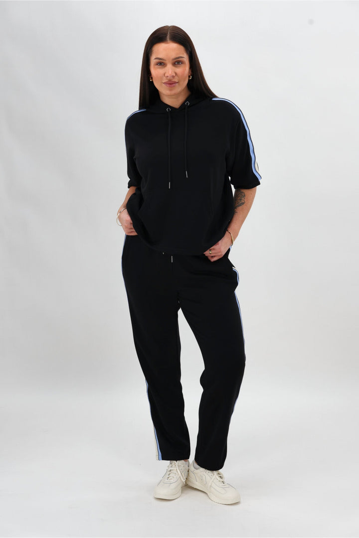 Label Sutton Track Pants Black